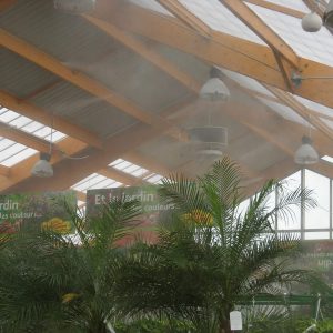 Brumisation BRO Brumisation dans une serre